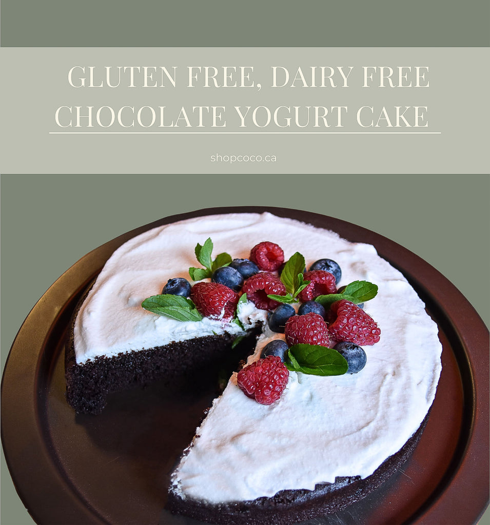 Gluten Free, Dairy Free, Chocolate Yogurt Cake