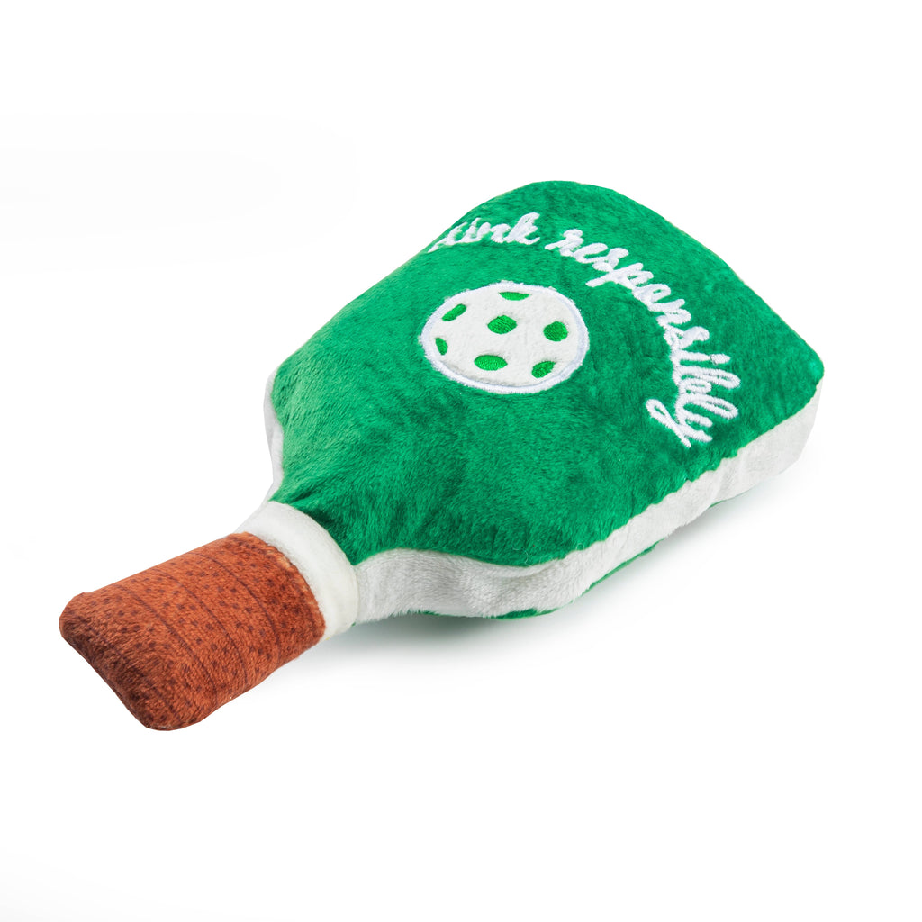 Haute Diggity Dog - Dog Toy | Pickleball Paddle: Green Stripe