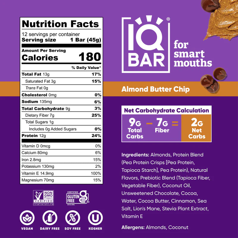 IQBAR - Plant Protein Bar