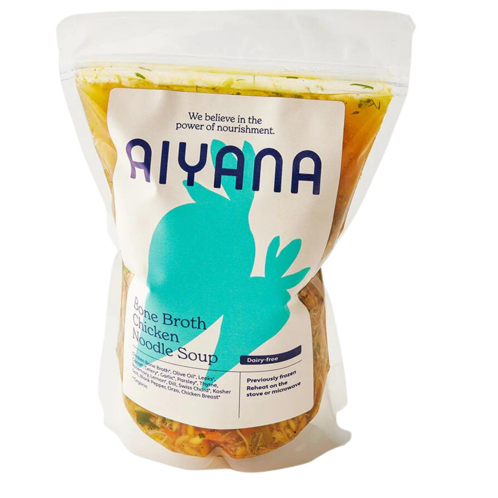 AIYANA Nutrition - Hearty Bone Broth Chicken Noodle Soup