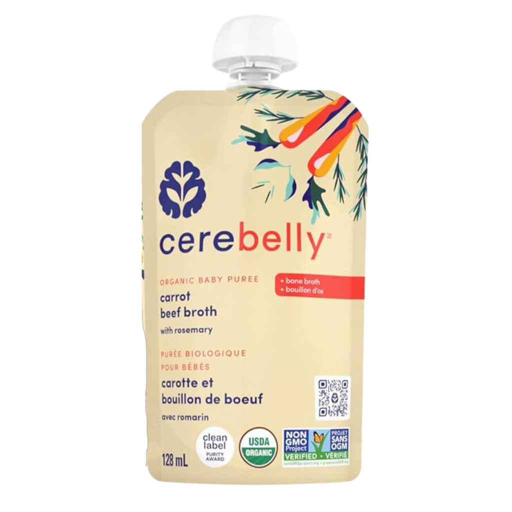 Cerebelly - Organic Baby Puree: Carrot Beef Broth