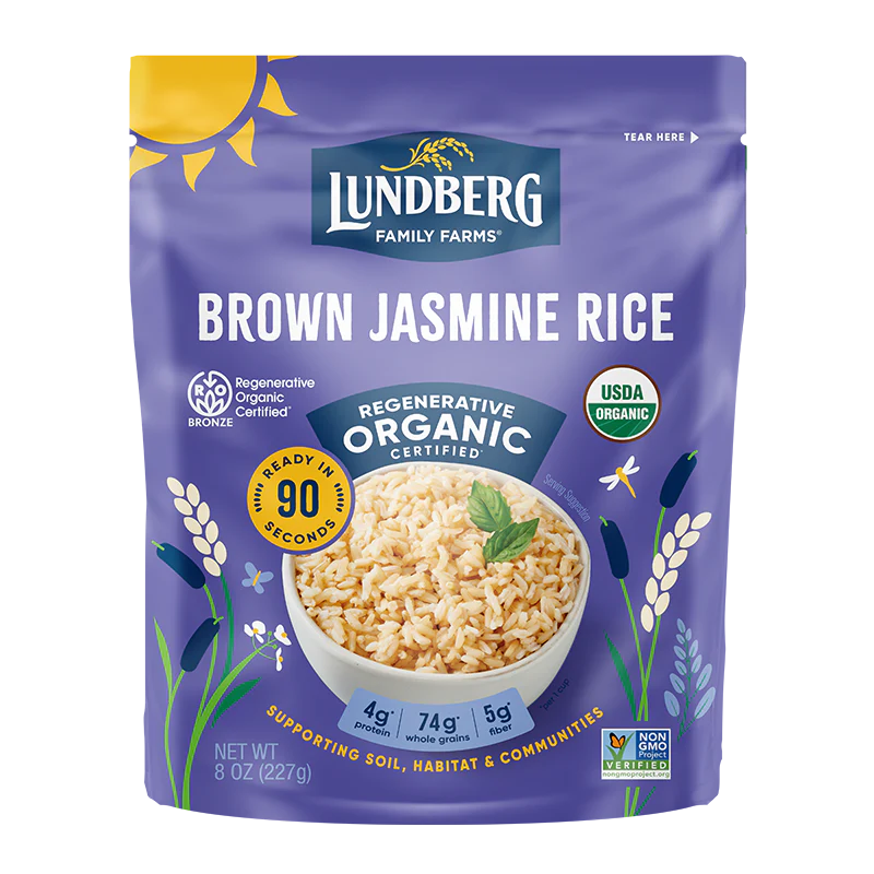 Lundberg - Regenerative Organic 90-Second Brown Jasmine Rice