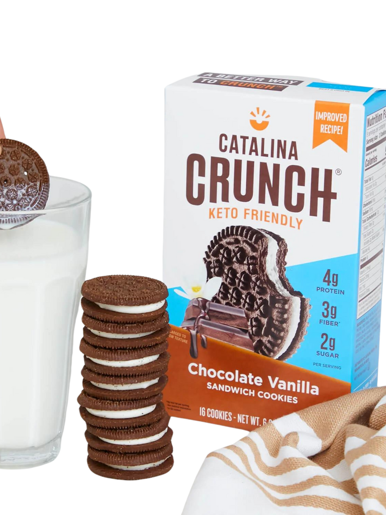 Catalina Crunch - Keto Sandwich Cookies: Chocolate Vanilla