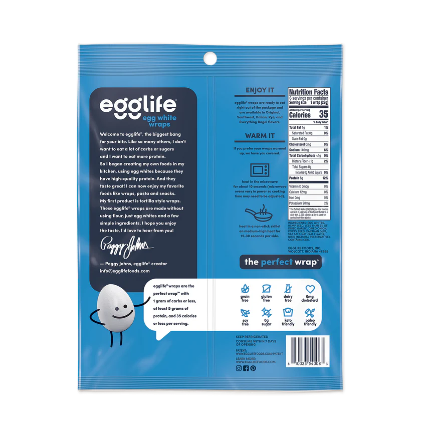 Egglife - Original Egg White Wraps