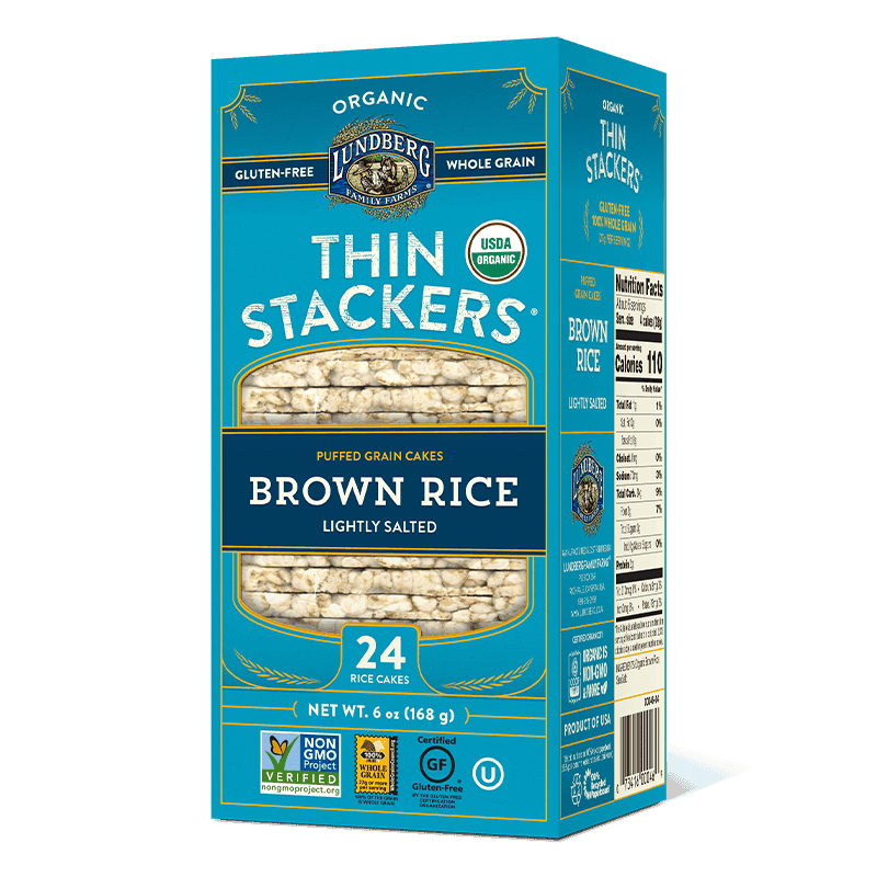 Lundberg - Thin Stackers Lightly Salted Rice Cakes