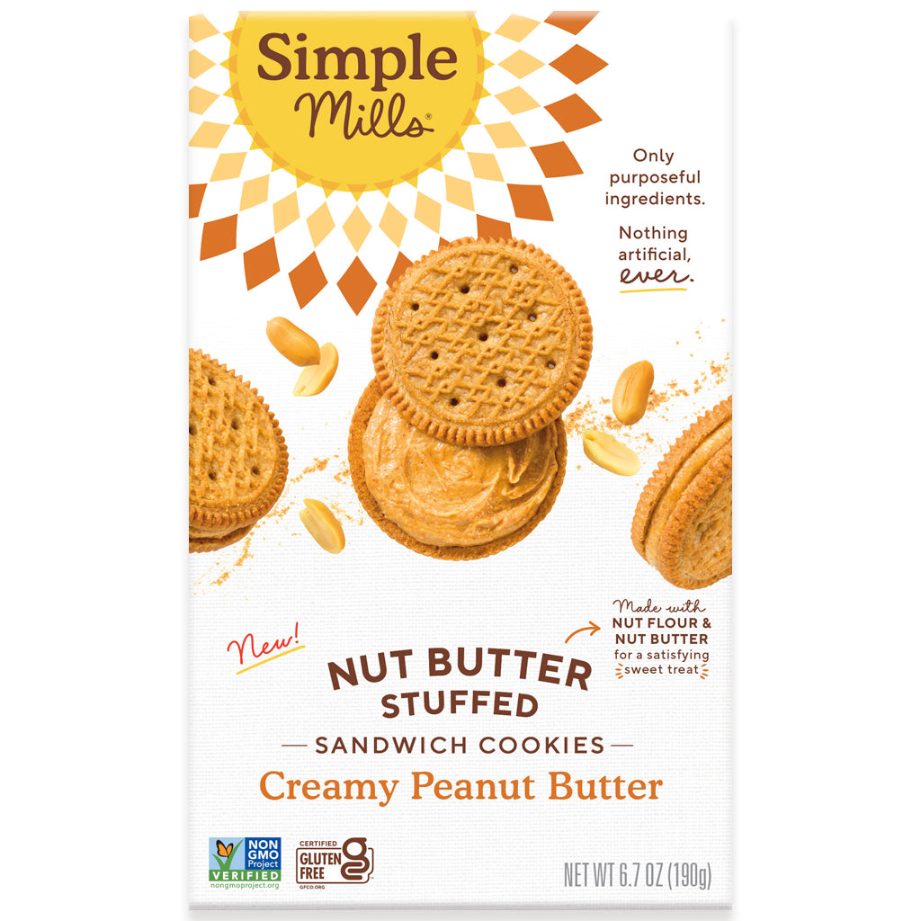 Simple Mills - Nut Butter Stuffed Sandwich Cookies