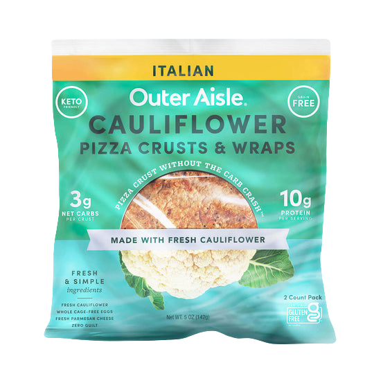 Outer Aisle - Cauliflower Pizza Crusts & Wraps