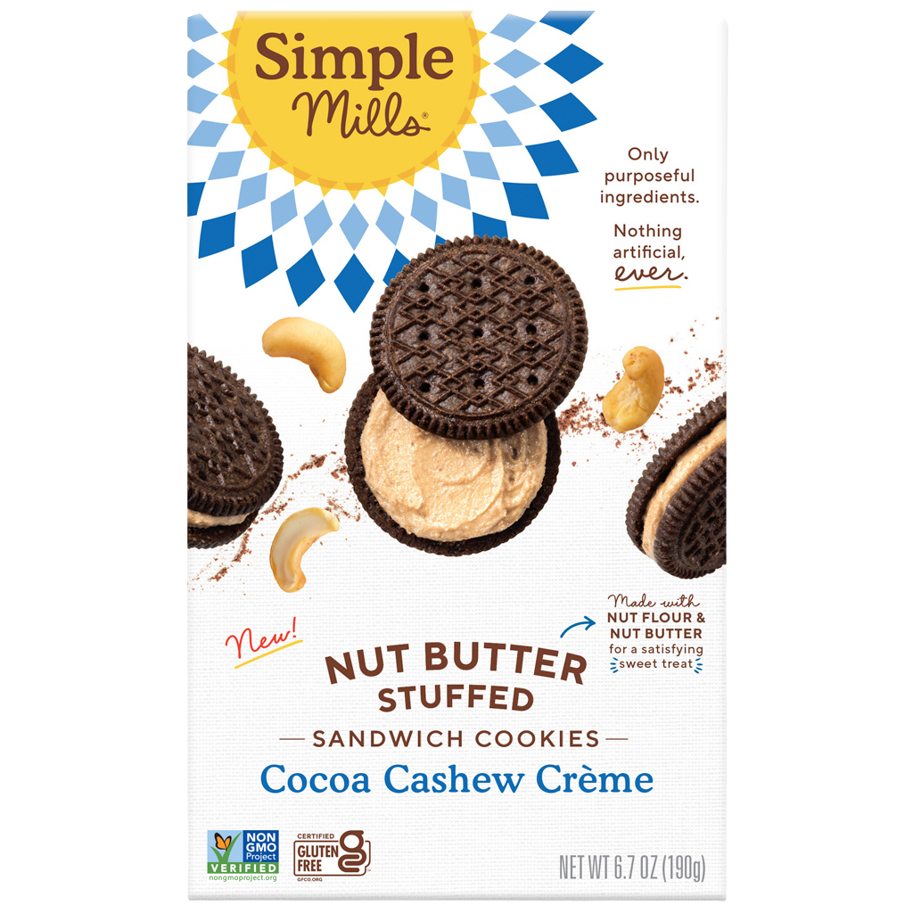 Simple Mills - Nut Butter Stuffed Sandwich Cookies